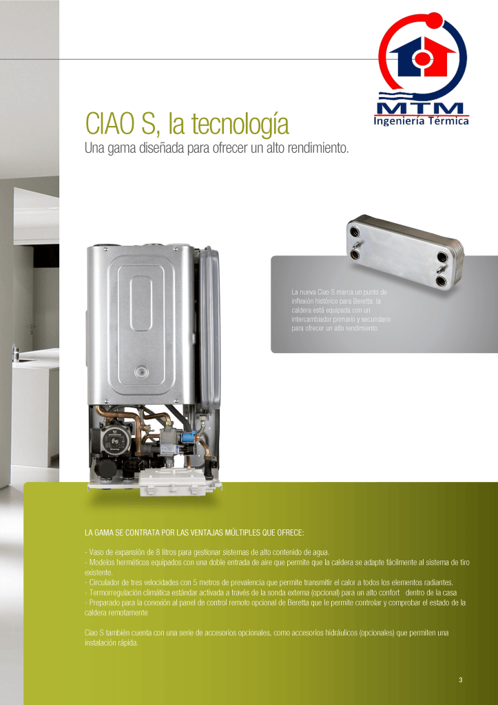 CIAO S Página 3MTM compressor